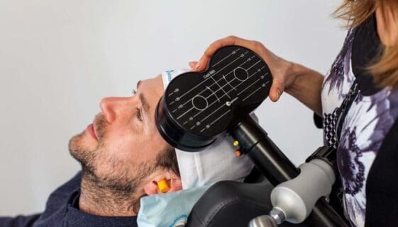 Transcranial magnetic stimulation treatment for depression and anxiety